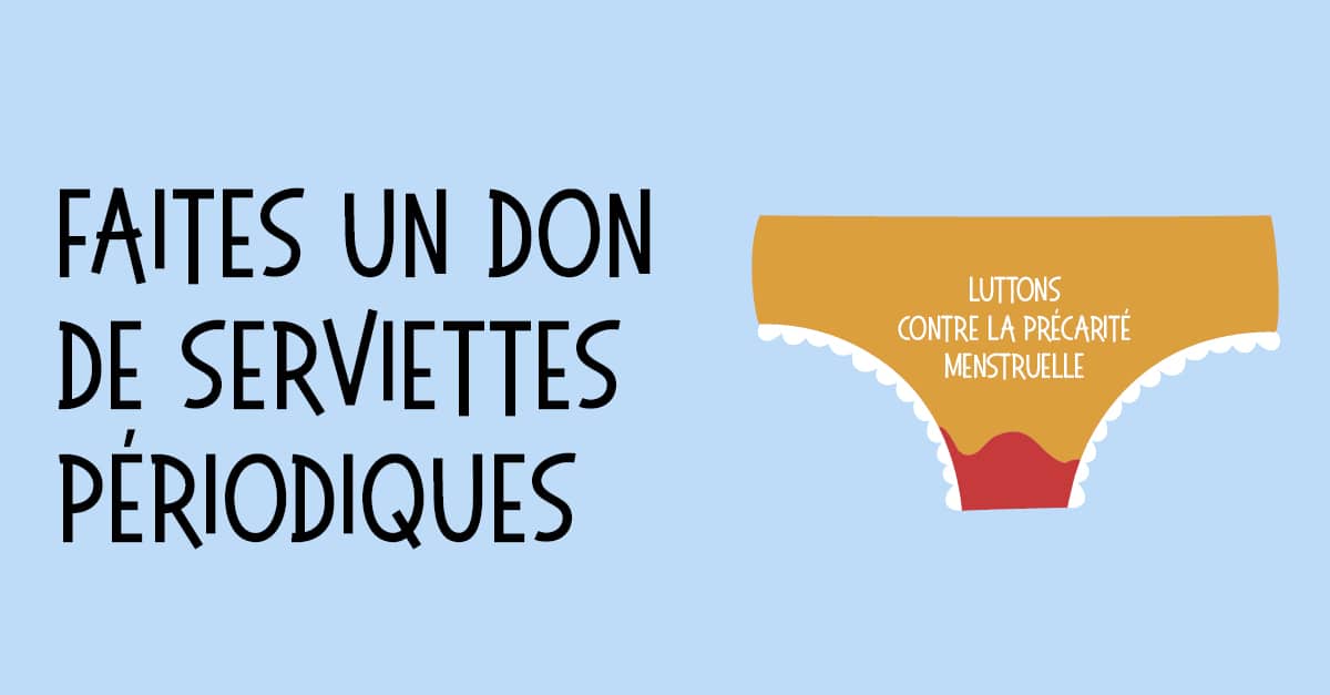 Collecte de protections périodiques