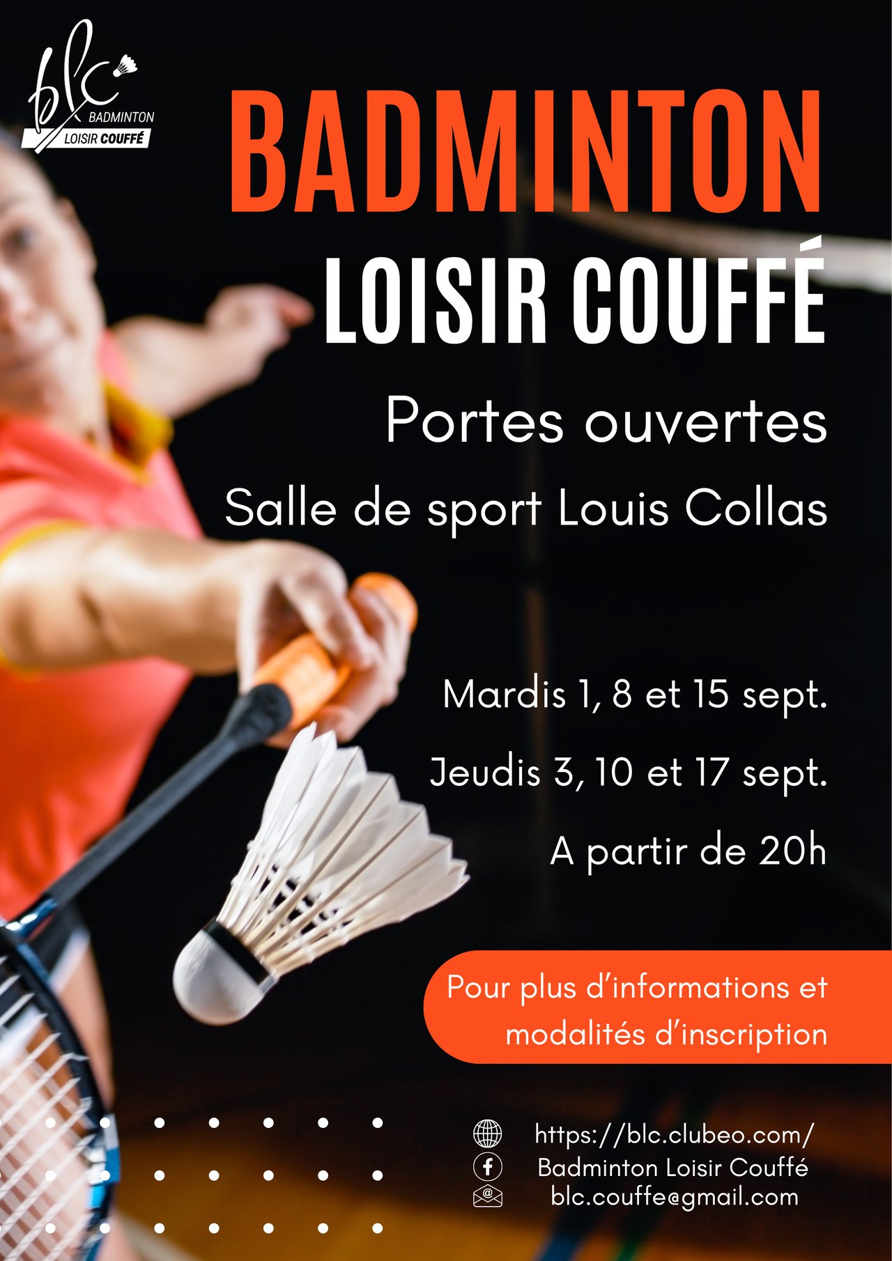 Badminton – Portes ouvertes 2026
